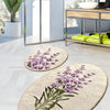 Set 2 covorase baie Lavender Djt, Multicolor, 100% poliester, 50 x 60 cm / 60 x 100 cm