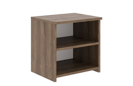 Set 2 Noptiere Alma, O Polita, Stejar Bronz, 40 x 33 x 40 cm