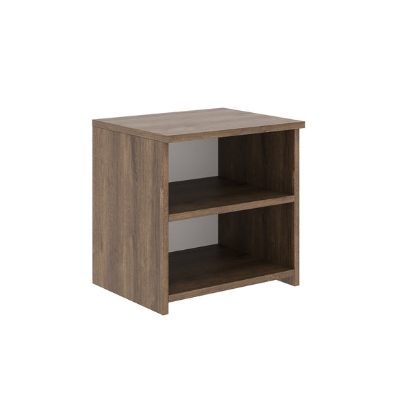 Set 2 Noptiere Alma, O Polita, Stejar Bronz, 40 x 33 x 40 cm