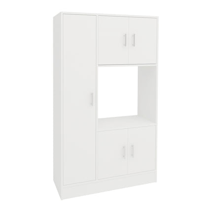 Dulap bucatarie Arno, 5 Usi, Alb, 90 x 32 x 150 cm