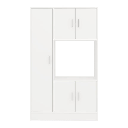 Dulap bucatarie Arno, 5 Usi, Alb, 90 x 32 x 150 cm