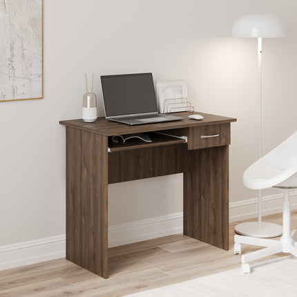 Birou Carp, 1 Sertar, Stejar Bronz, 85 x 50 x 75 cm