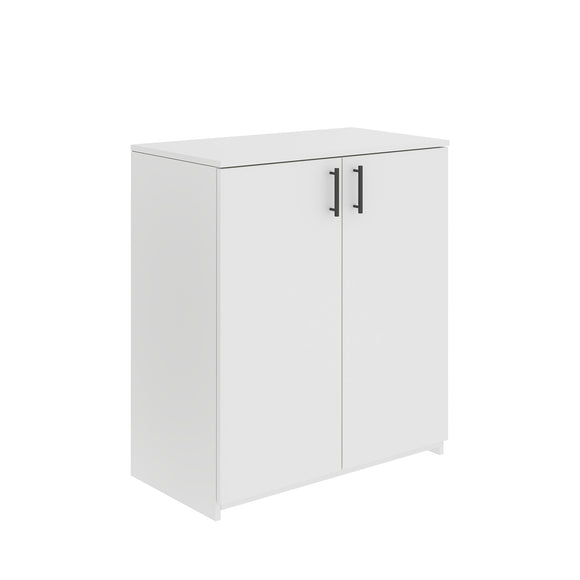 Comoda Creta, 2 Usi, Alb, 80 x 42 x 90 cm