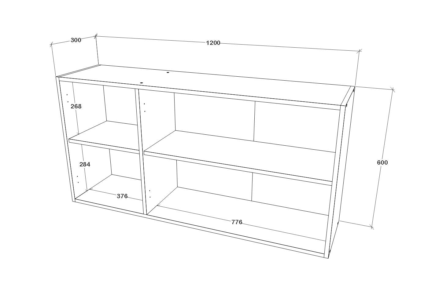 Corp superior bucatarie Ebru, 3 usi, Alb, 120 x 30 x 60 cm