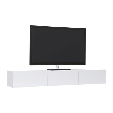 Comoda TV Elba, Alb, 180 x 30 x 25 cm