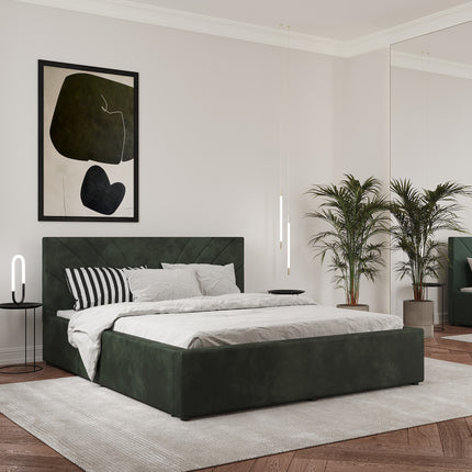 Pat Tapitat Fargo, 200 x 140 cm, Verde Inchis