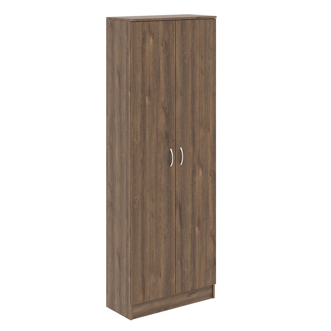 Biblioteca Flint, 2 Usi, Stejar Bronz, 70 x 32 x 196 cm