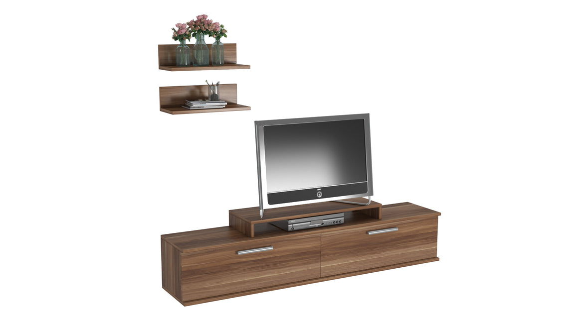 Comoda TV Orione, Prun, 150 x 30 x 40 cm