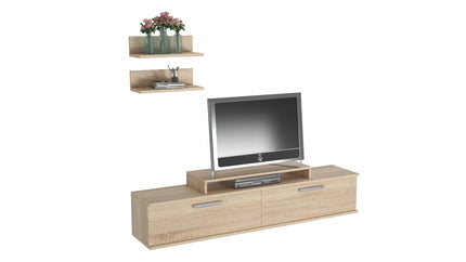 Comoda TV Orione, Stejar Sonoma, 150 x 30 x 40 cm