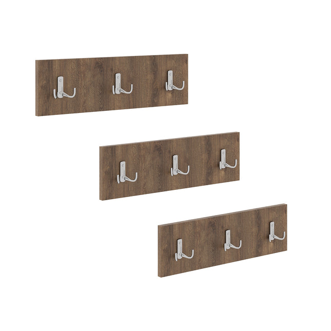 Set 3 Cuierase Drepte Jinx, Stejar Bronz, 50 x 15 cm