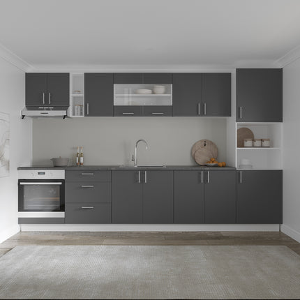 Corp Superior Hota Karo, Antracit/Alb, 60 x 30 x 45 cm