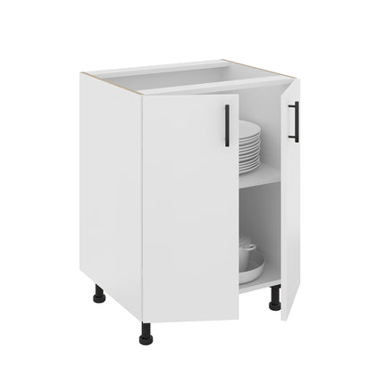 Corp Baza Karo, 2 Usi, Alb, 60 x 50 x 80 cm