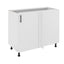 Corp Baza Colt Karo, Alb, 98 x 50 x 80 cm