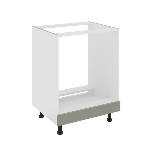 Corp Cuptor Karo, Gri Lucios/Alb, MDF, 60 x 50 x 80 cm