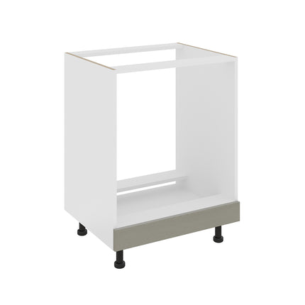 Corp Cuptor Karo, Gri Lucios/Alb, MDF, 60 x 50 x 80 cm
