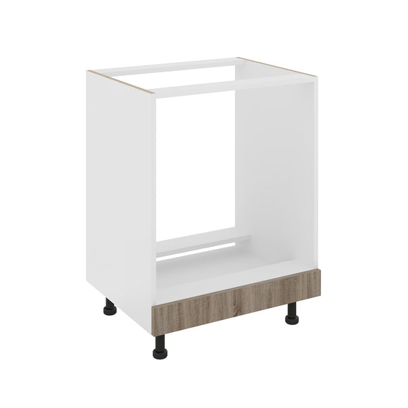 Corp Cuptor Karo, Stejar Sonoma Inchis/Alb, 60 x 50 x 80 cm