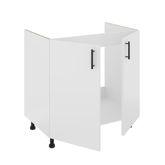 Corp Masca Chiuveta Karo, 2 Usi, Alb, 80 x 50 x 80 cm