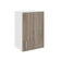 Corp Superior Karo, 1 Usa, Stejar Sonoma Inchis/Alb, 40 x 30 x 60 cm