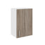 Corp Superior Karo, 1 Usa, Stejar Sonoma Inchis/Alb, 40 x 30 x 60 cm