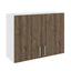 Corp Superior Karo, 2 Usi, Stejar Bronz/Alb, 80 x 30 x 60 cm