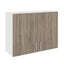 Corp Superior Karo, 2 Usi, Stejar Sonoma Inchis/Alb, 80 x 30 x 60 cm