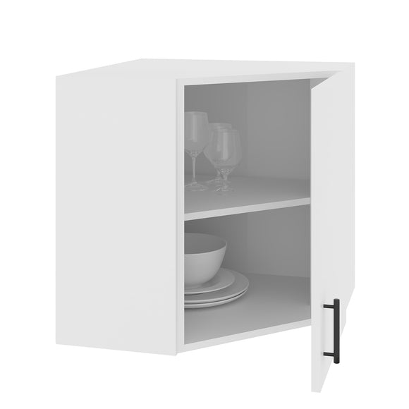 Corp Superior Colt Karo, Alb, 60 x 60 x 60 cm