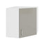 Corp Superior Colt Karo, Gri Lucios/Alb, MDF, 60 x 60 x 60 cm