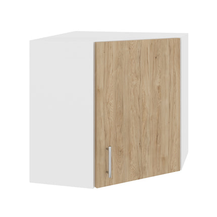 Corp Superior Colt Karo, Lemn Natural/Alb, 60 x 60 x 60 cm