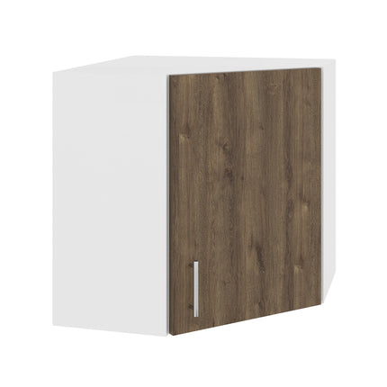 Corp Superior Colt Karo, Stejar Bronz/Alb, 60 x 60 x 60 cm