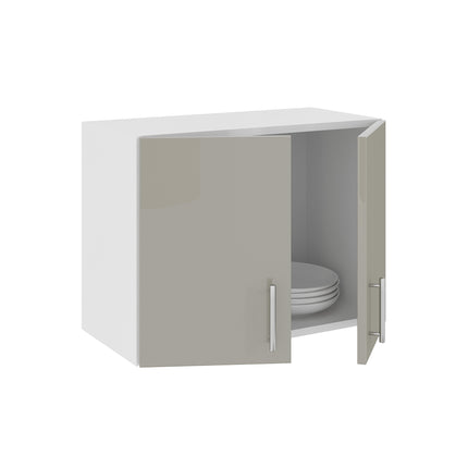 Corp Superior Hota Karo, Gri Lucios/Alb, MDF, 60 x 30 x 45 cm