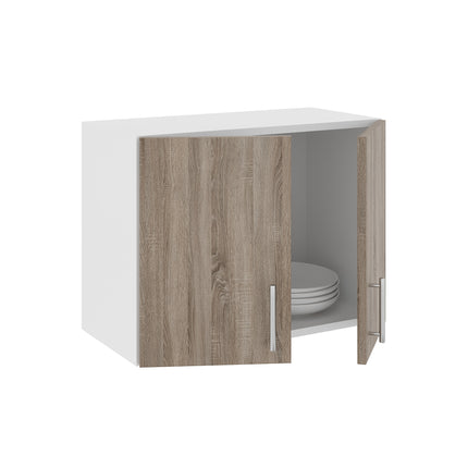 Corp Superior Hota Karo, Stejar Sonoma Inchis/Alb, 60 x 30 x 45 cm