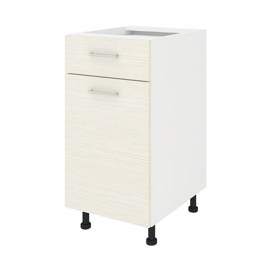 Corp Baza Lecce, 1 Sertar, 1 Usa, Larice/Alb, 40 x 50 x 80 cm