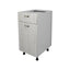 Corp Baza Lecce, 1 Sertar, 1 Usa, Pin Alb/Alb, 40 x 50 x 80 cm