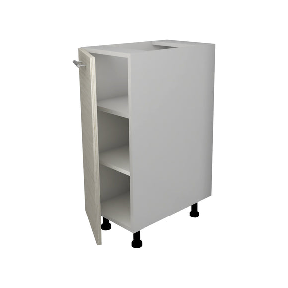 Corp Baza Lecce, 1 Usa, Lemn Alb/Alb, 30 x 50 x 80 cm