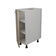 Corp Baza Lecce, 1 Usa, Stejar Sonoma Inchis/Alb, 30 x 50 x 80 cm
