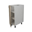 Corp Baza Lecce, 1 Usa, Stejar Sonoma Inchis/Alb, 30 x 50 x 80 cm