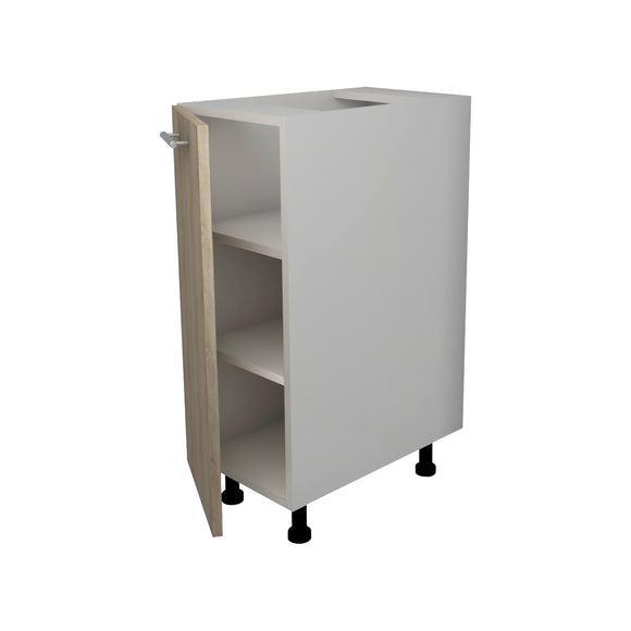 Corp Baza Lecce, 1 Usa, Stejar Sonoma/Alb, 30 x 50 x 80 cm