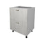 Corp Baza Lecce, 2 Sertare, Pin Alb/Alb, 60 x 50 x 80 cm