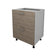 Corp Baza Lecce, 2 Sertare, Stejar Sonoma Inchis/Alb, 60 x 50 x 80 cm