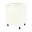 Corp Baza Lecce, 2 Usi, Larice/Alb, 60 x 50 x 80 cm