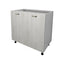 Corp Baza Lecce, 2 Usi, Pin Alb/Alb, 80 x 50 x 80 cm