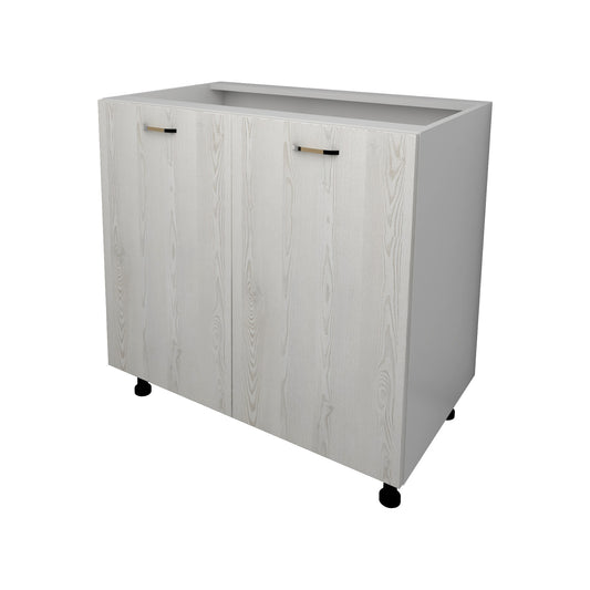Corp Baza Lecce, 2 Usi, Pin Alb/Alb, 80 x 50 x 80 cm