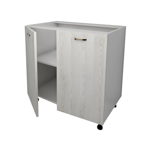 Corp Baza Lecce, 2 Usi, Pin Alb/Alb, 80 x 50 x 80 cm