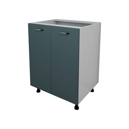 Corp Baza Lecce, 2 Usi, Verde Petrol/Alb, 60 x 50 x 80 cm