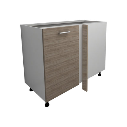 Corp Baza Colt Lecce, Stejar Sonoma Inchis/Alb, 98 x 50 x 80 cm