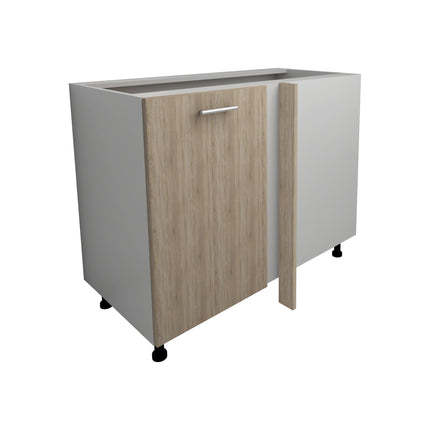 Corp Baza Colt Lecce, Stejar Sonoma/Alb, 98 x 50 x 80 cm