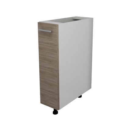 Corp Baza Jolly Lecce, Stejar Sonoma Inchis/Alb, 20 x 50 x 80 cm