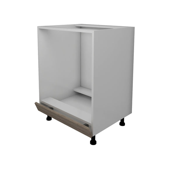 Corp Cuptor Lecce, Stejar Sonoma Inchis/Alb, 60 x 50 x 80 cm