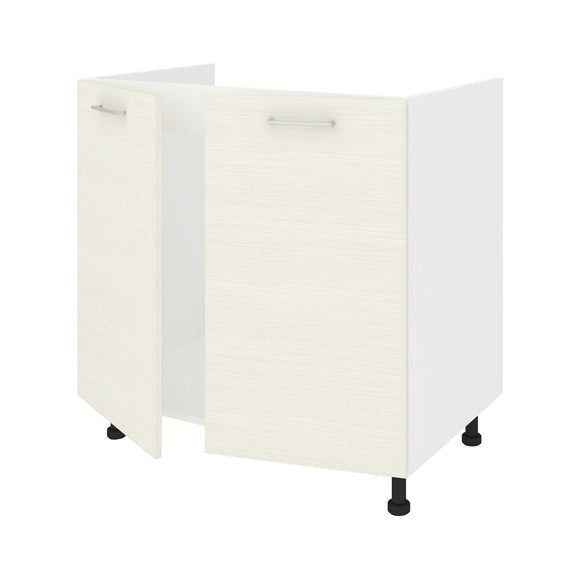 Corp Masca Chiuveta Lecce, 2 Usi, Larice/Alb, 80 x 50 x 80 cm