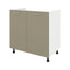 Corp Masca Chiuveta Lecce, 2 Usi, Taupe/Alb, 80 x 50 x 80 cm